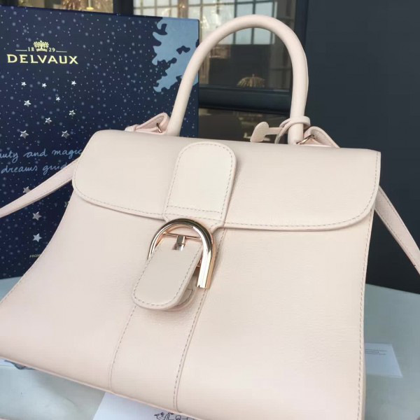 Delvaux pale pink mini brillant satchel 23cm x 19 cmx 13 cm