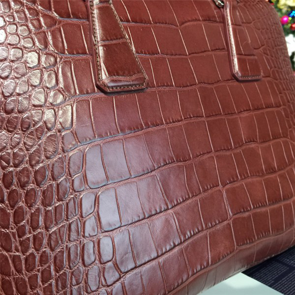 Pra*a leather briefcase 4206 36cm x 5.5cm x 28cm