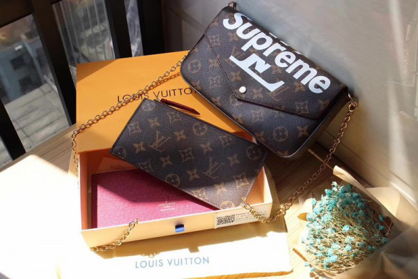l0vis Vvtt0n svp*me monogram canvas wallet clutch bag 61276 21*11*2cm