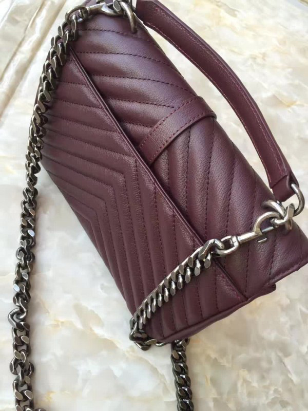 Y51 quilted monogram college 5083 24cm x 17.5cm x 6.5cm