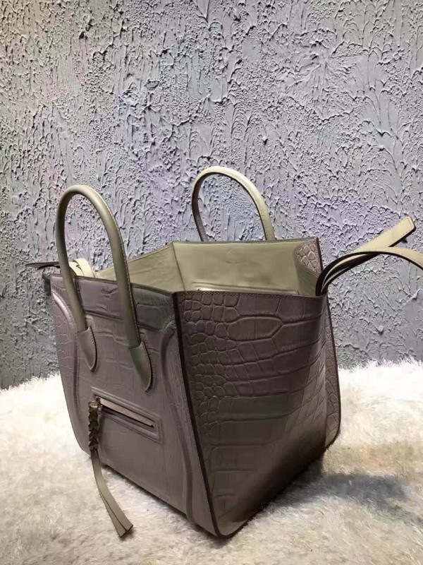 Ce1i*e leather luggagee phantom z1103 30cm x 28cm x 24cm