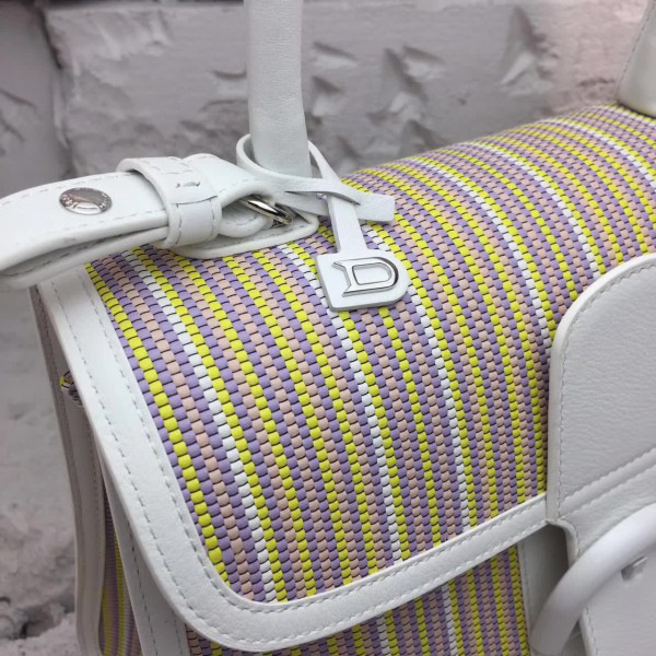 Delvaux woven mm brillant satchel 28cmx14cmx22cm