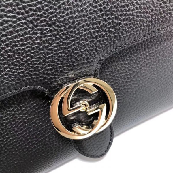 Gvc*1 gg flap shoulder bag on chain black cohotbag 5103032