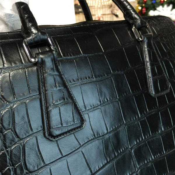 Pra*a leather briefcase 4201 36cm x 5.5cm x 28cm