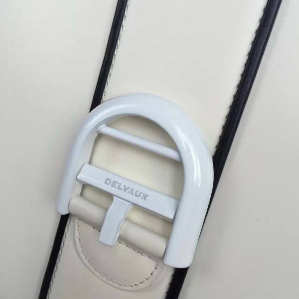 Delvaux mini brillant satchel smooth leather white 1469 20cm x 10cm x 16cm