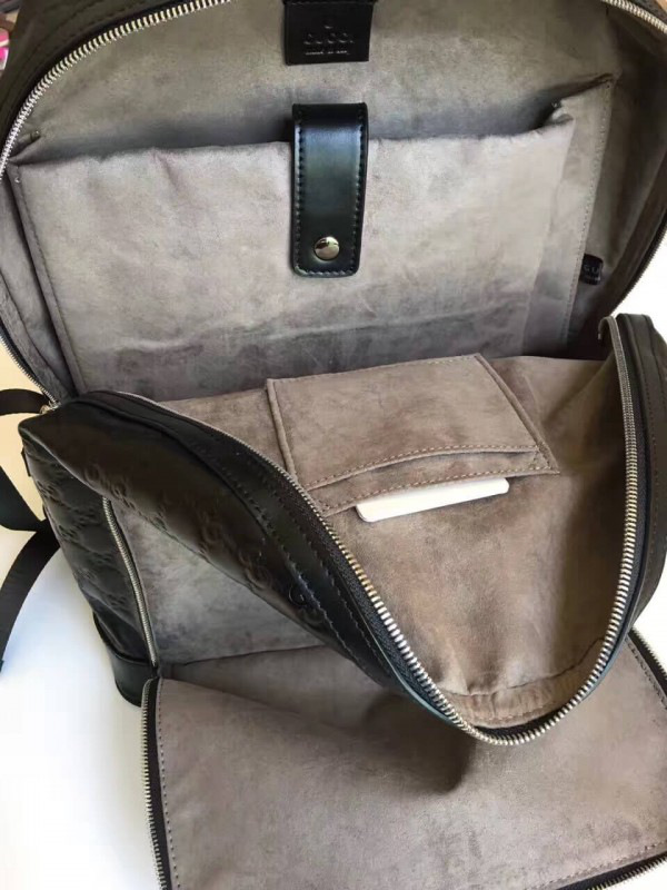 Gvc*1 gg leather backpack 07 31cm*42cm*14cm
