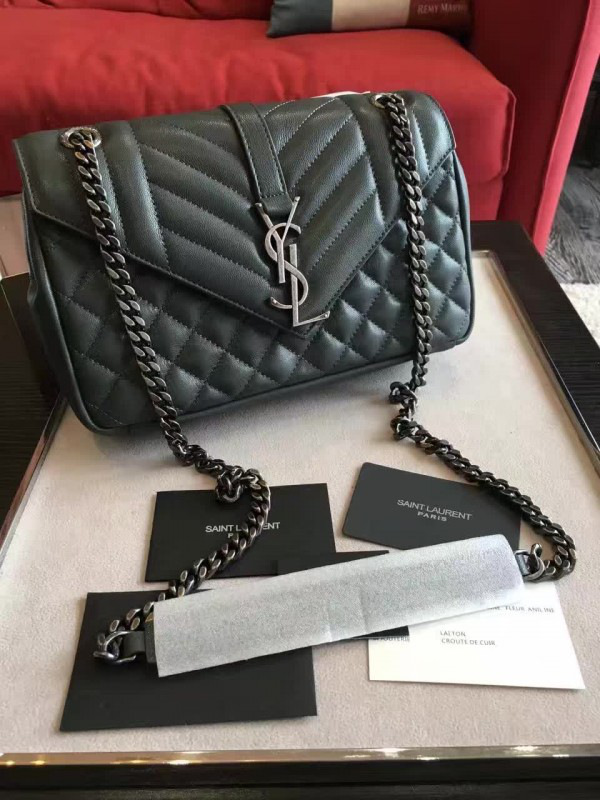 Y51 envelop satchel large green 5126 24cm x 15cm x 7 cm