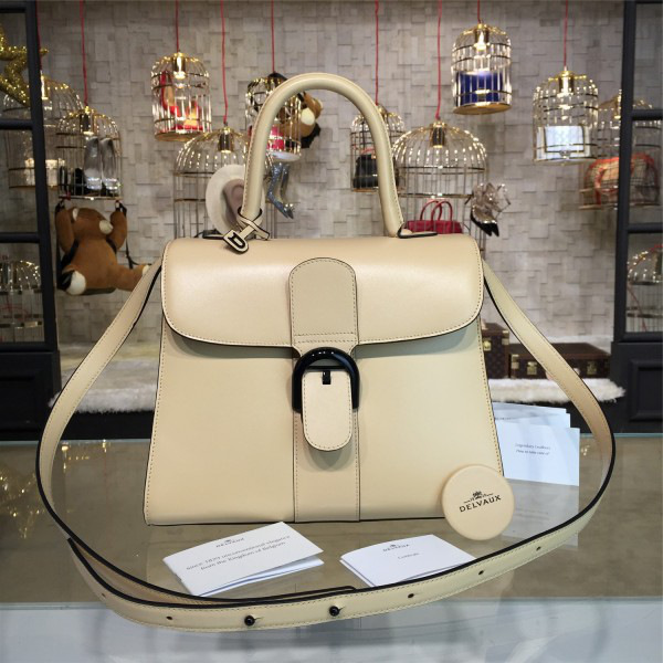 Delvaux mm brillant satchel apricot 1515 28cm x 14cm x 22.5cm