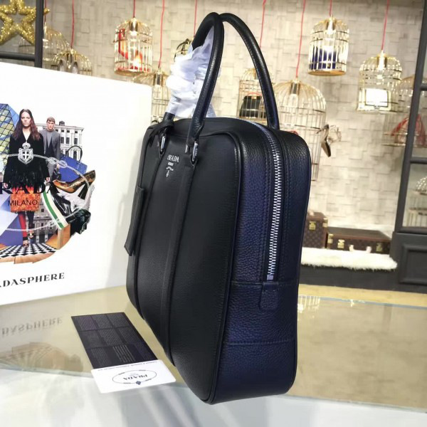 Pra*a leather briefcase 4197 36cm x 28 cm x 7cm