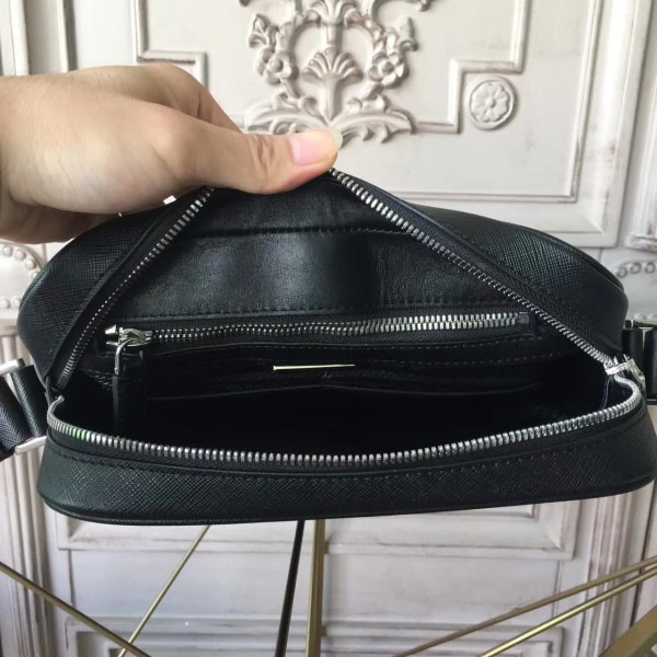 Pra*a leather briefcase 4326 25cmx6.5cmx26cm