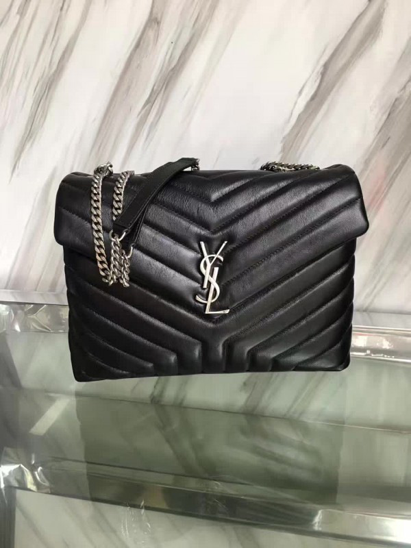 Y51 medium loulou bag black 4955 32cm x 22cm x 11cm