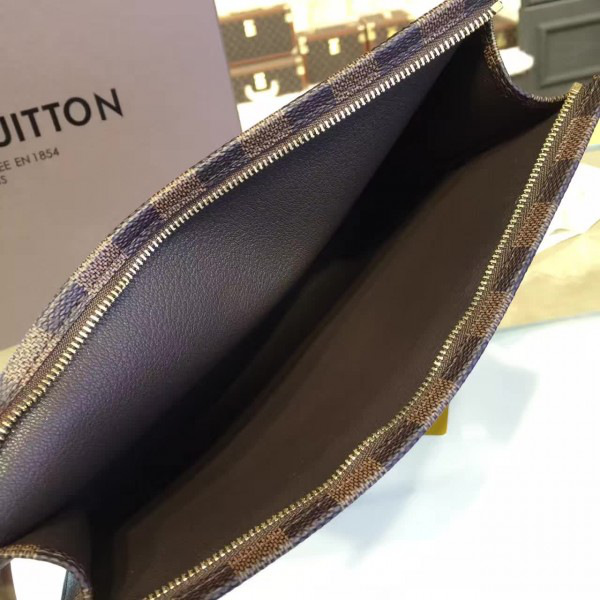 l0vis Vvtt0n toiletry cohotbag  pouch 26 damier ebène canvas