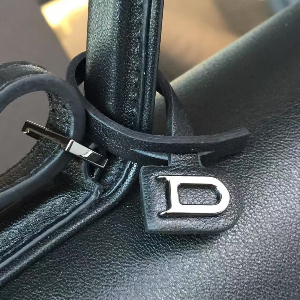Delvaux calfskin mm tempete satchel 27cm x11cm x 21cm
