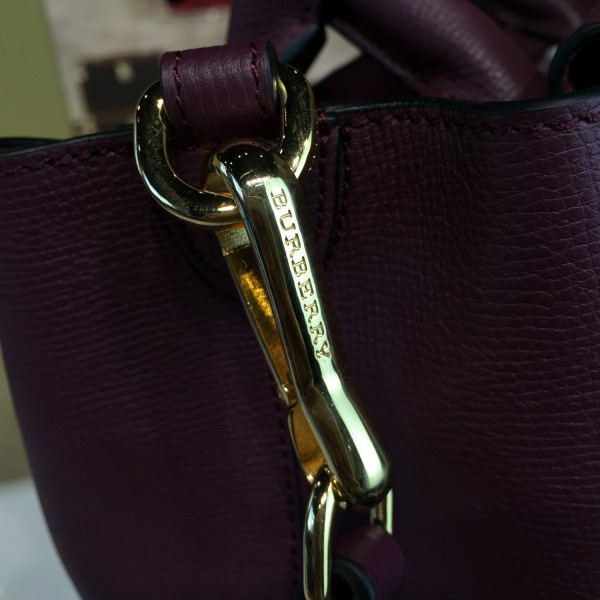 Bv*b*rry dark purple shoulder bag  29.5cm x 14cm x 20.5cm