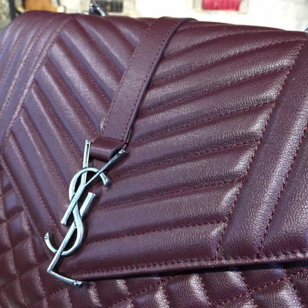 Y51 envelop satchel large wine red 5129 36cm x 26cm x 13cm