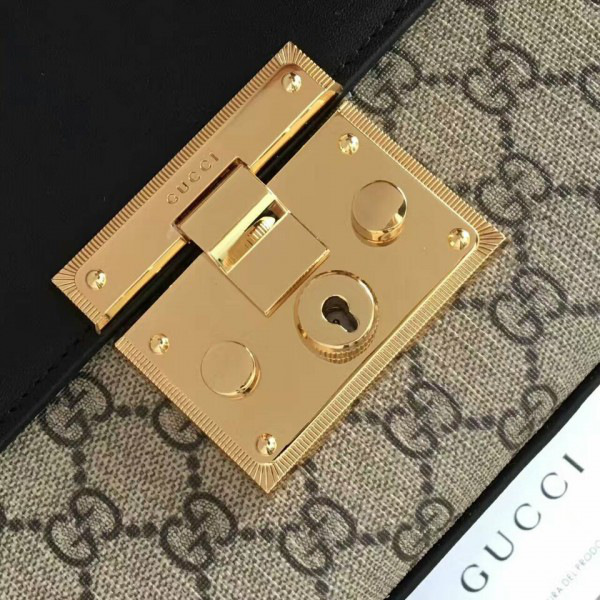 Gvc*1 gg leather padlock cohotbag  2164
