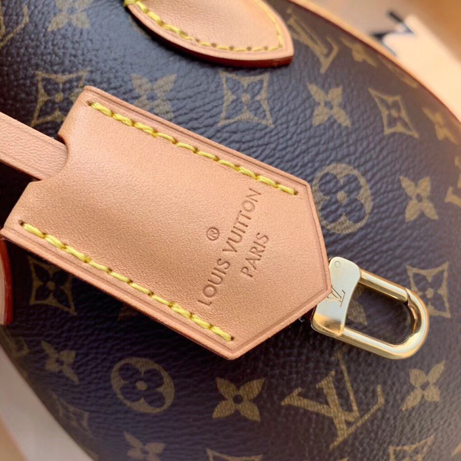 LV original new m44587lv egg handbag 20.0 x 12.0 x 12.0 cm