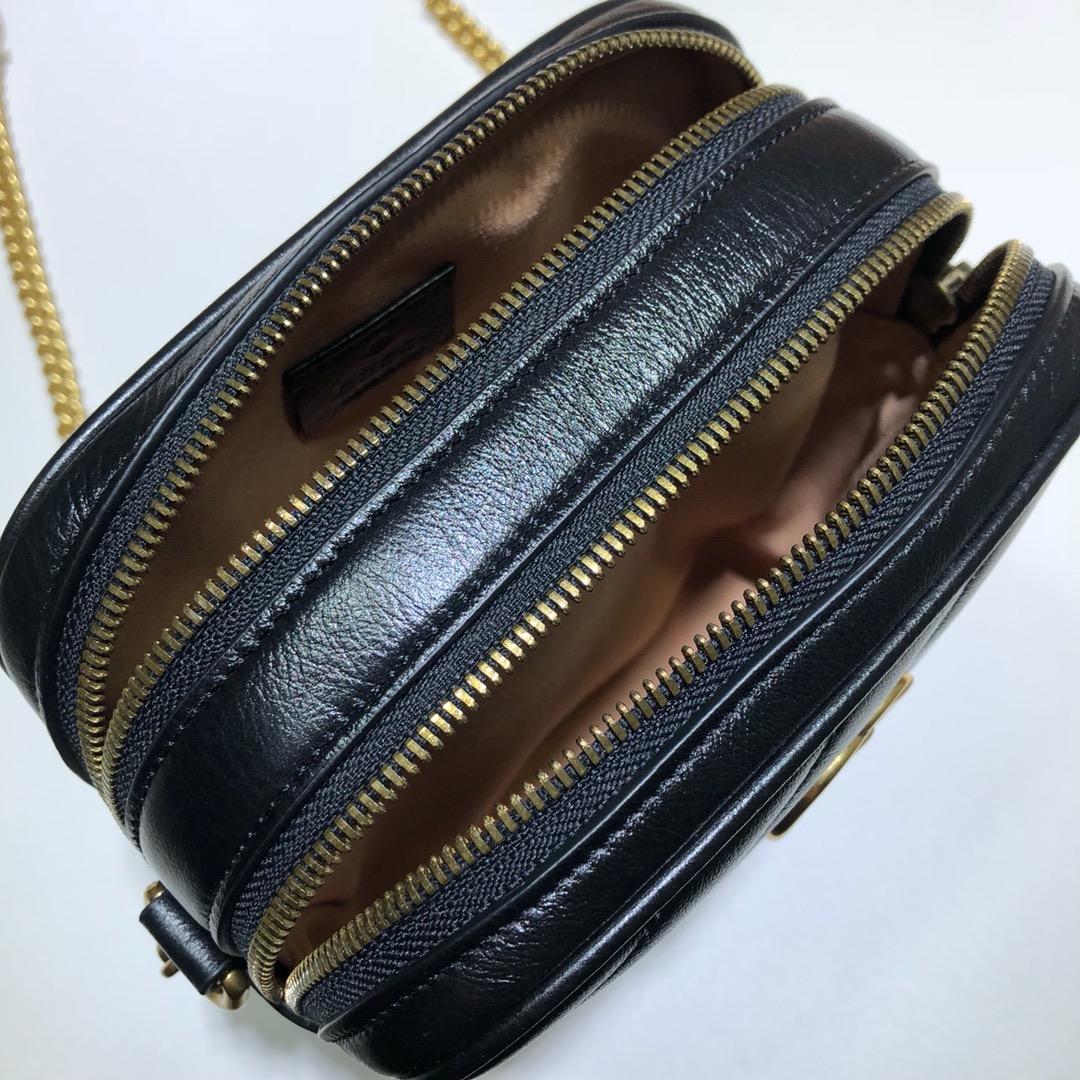 Gvc*1 shoulder bag chain bag black 16 x 18.5 x 7 cm