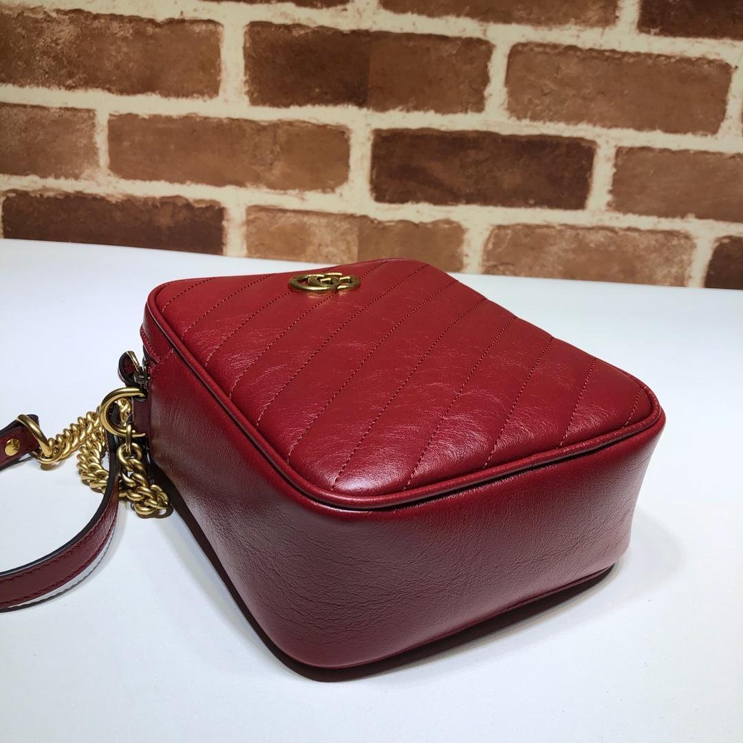Gvc*1 shoulder bag chain bag red 16 x 18.5 x 7 cm