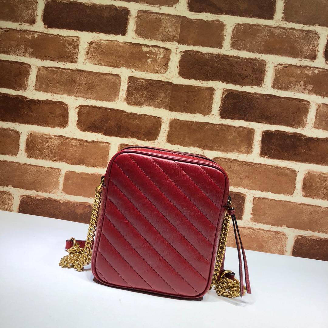 Gvc*1 shoulder bag chain bag red 16 x 18.5 x 7 cm