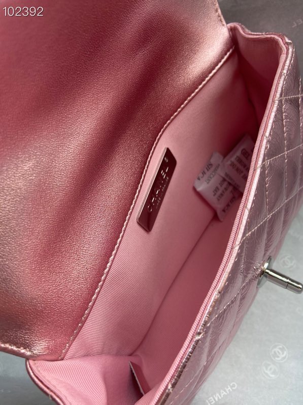 Ch**el handbag pink 18 x 5 x 11cm