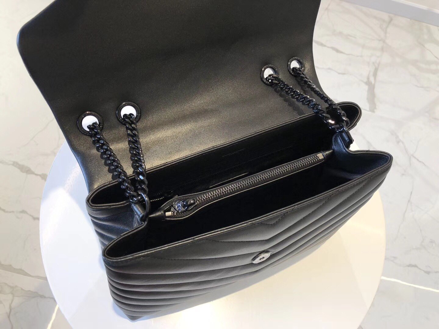 Y51 loulou bag black 32cm
