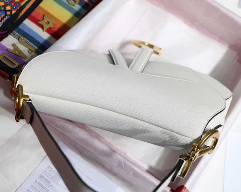 D10r saddle bag latte grained calfskin m0446cbaa 25.5 x 20 x 6.5 cm