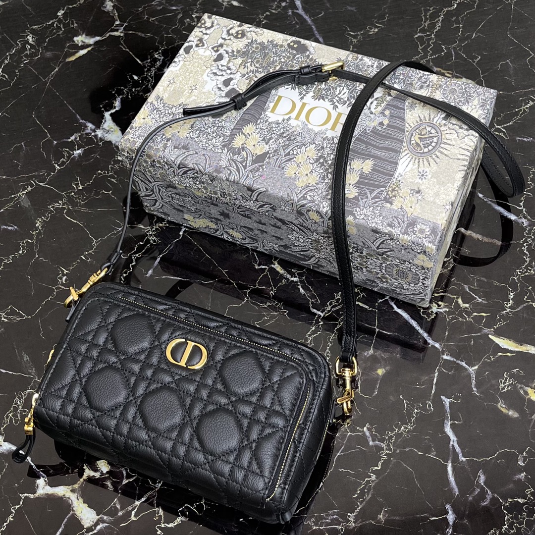 d10r caro double pouch black S*pple s5037uwhc 19 × 10.5 × 5 cm