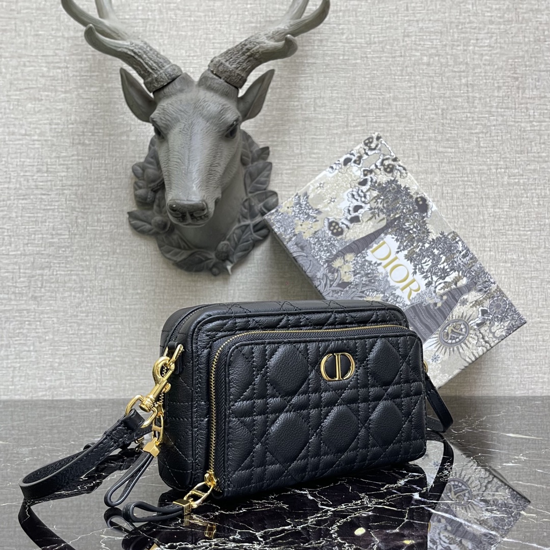 d10r caro double pouch black S*pple s5037uwhc 19 × 10.5 × 5 cm