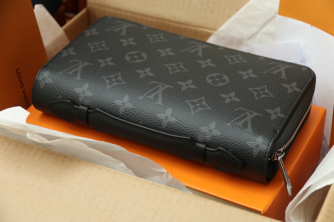 l0vis Vvtt0n zippy xl wallet monogram eclipse canvas black m61698 23 x 15 x 4 cm