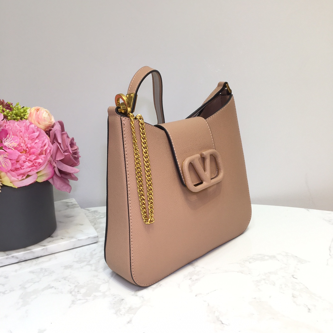Va1e*ntin0 garavani vsling shoulder bag rose cannelle wb0f17hfb 24 x 6 x 21 cm