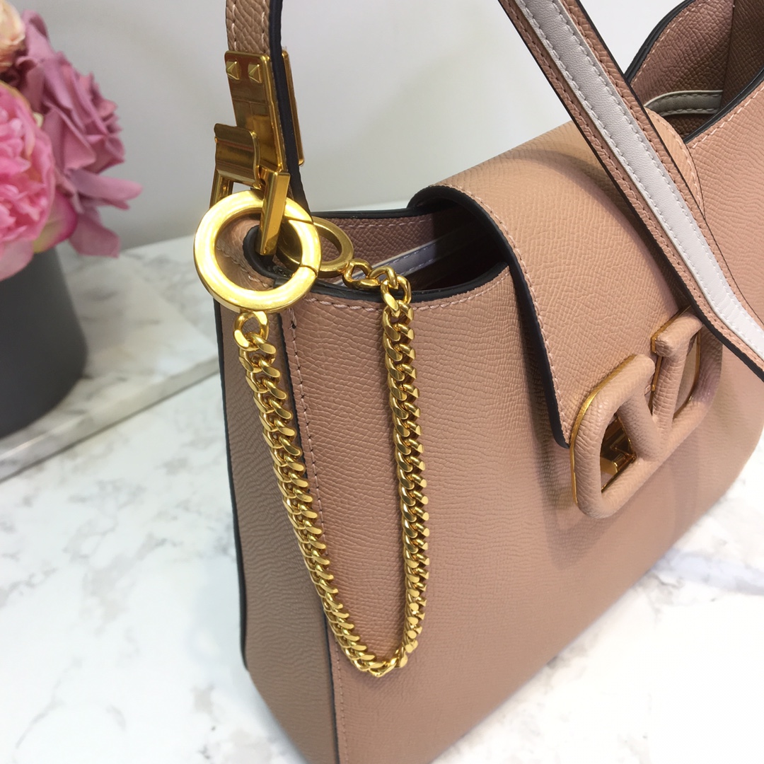 Va1e*ntin0 garavani vsling shoulder bag rose cannelle wb0f17hfb 24 x 6 x 21 cm