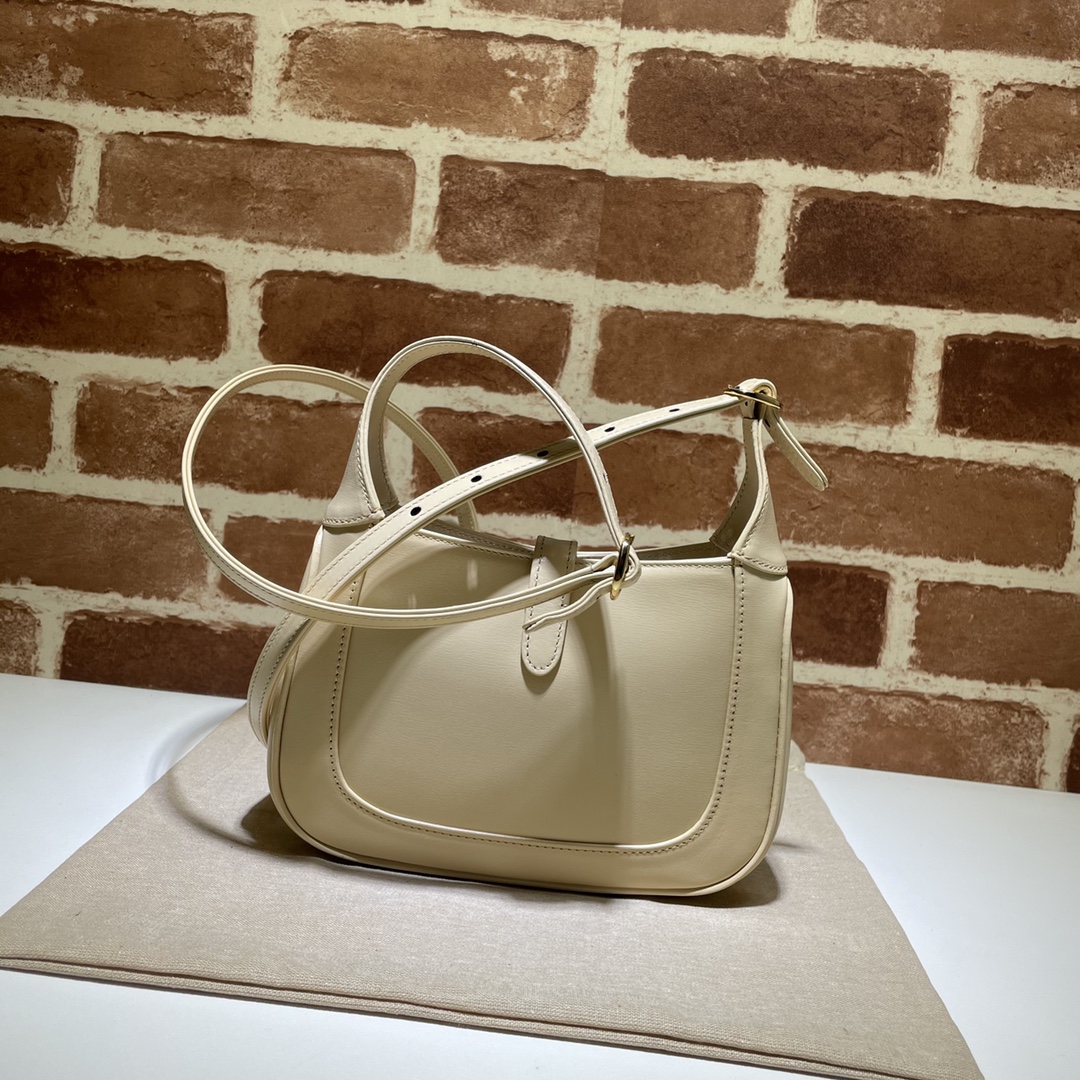 Gvc*1 mini jackie 1961 shoulder bag leather creme 637091 19 x 13 x 3 cm