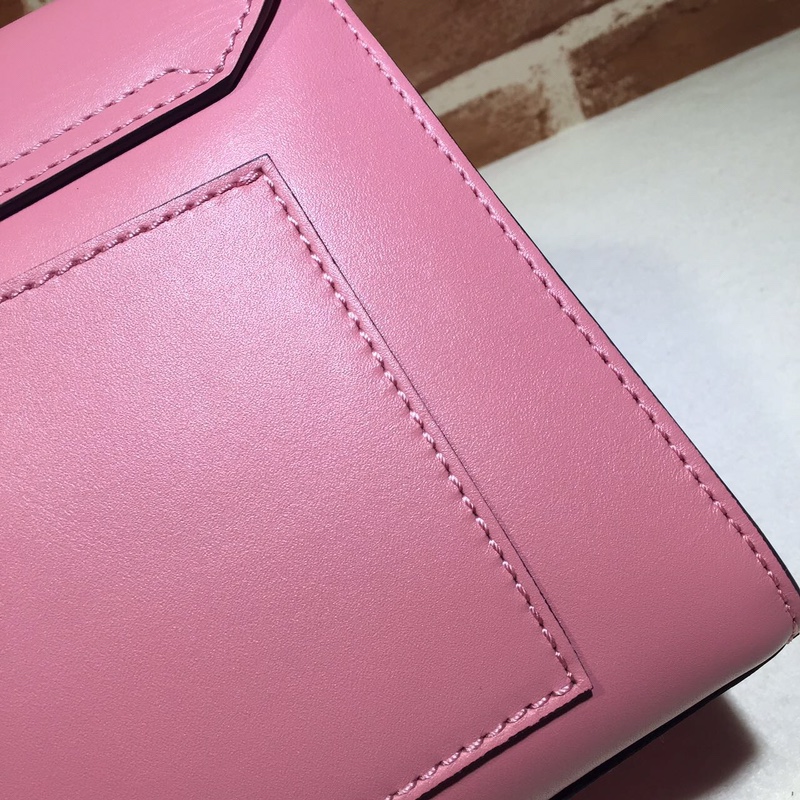 Gvc*1 medium padlock shoulder bag leather pink 409486 30 x 19 x 10 cm