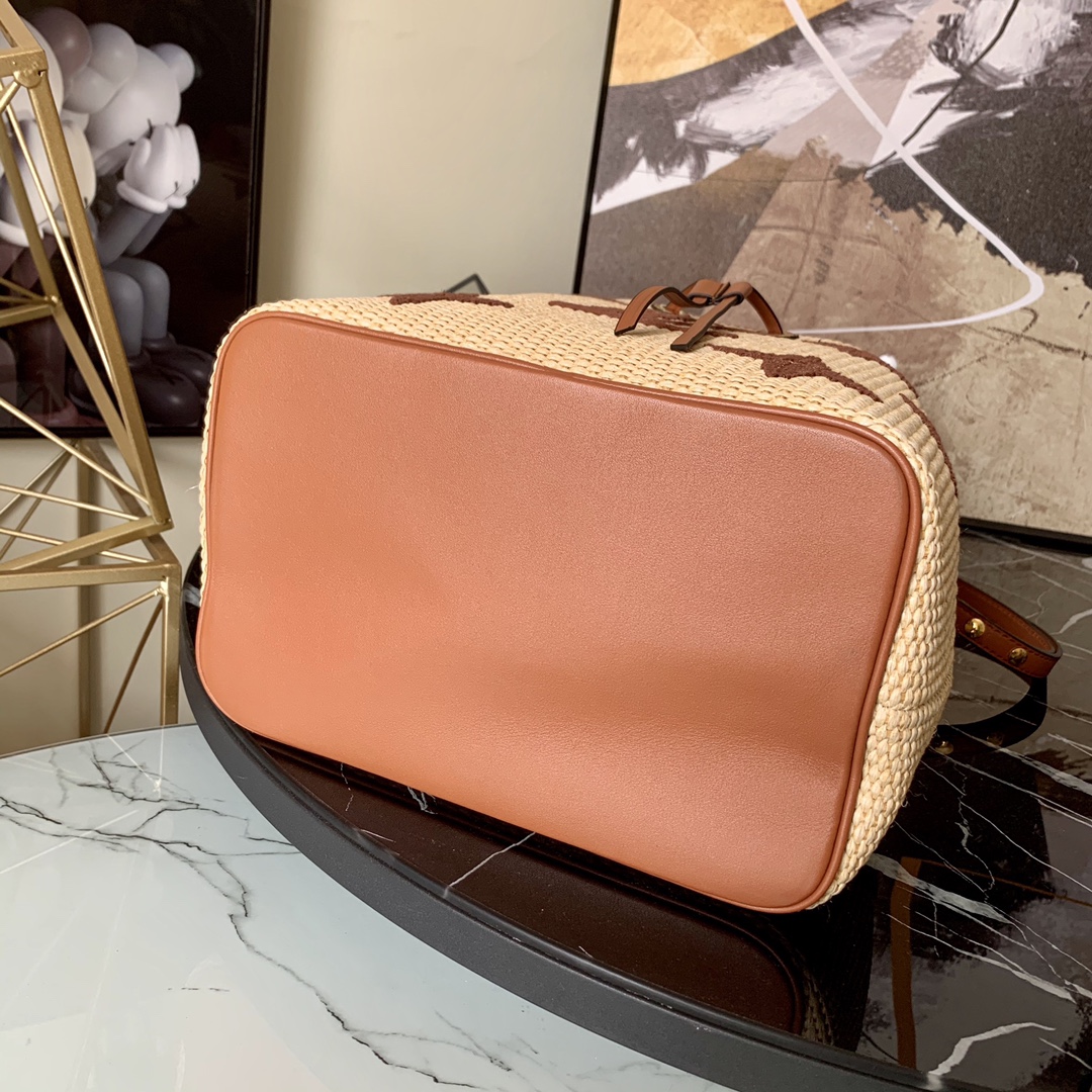 l0vis Vvtt0n nÉonoÉ mm monogram raffia tan m57704 26cm