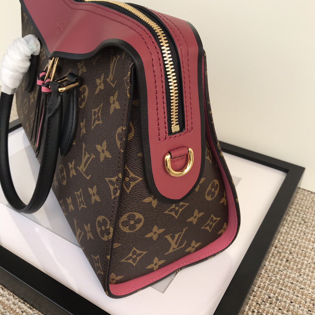 l0vis Vvtt0n tuileries tote bag monogram canvas burgundy m41456 35 x 24 x 13 cm