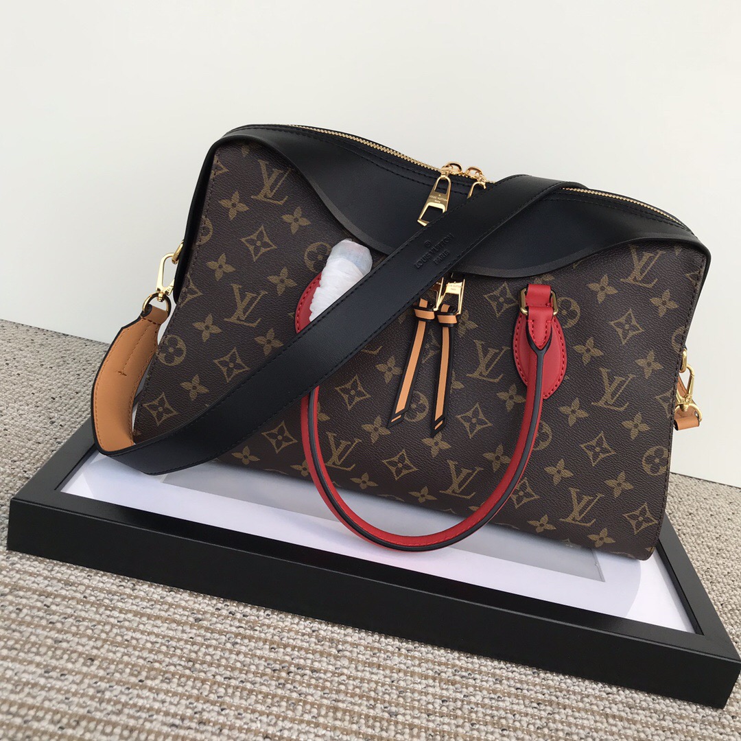 l0vis Vvtt0n tuileries tote bag monogram canvas black m41456 35 x 24 x 13 cm