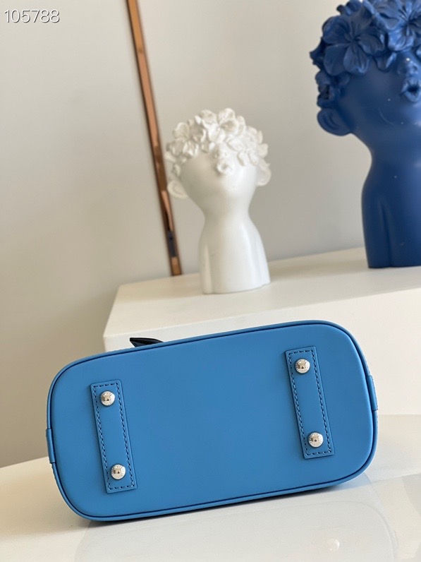 LV alma bag BB handbag M57341 blue 23.5cm