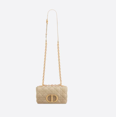 d10r small caro bag beige S*pple cannage calfskin m9241 20cm