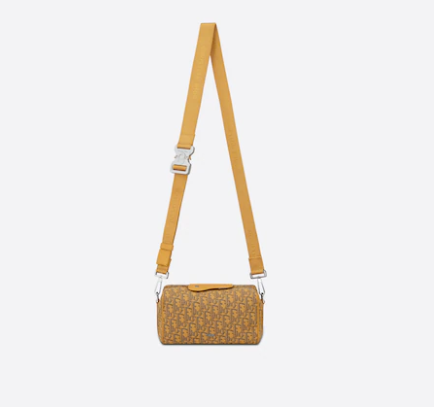 D10r lingot 22 bag gold-tone D10r oblique jacquard 22cm