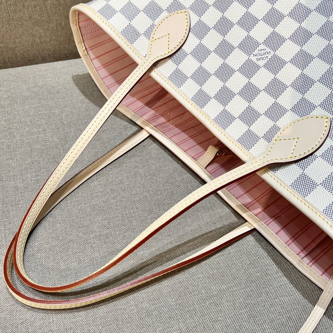 LV Neverfull Checkerboard N41605 - 31 x 28 x 14CM