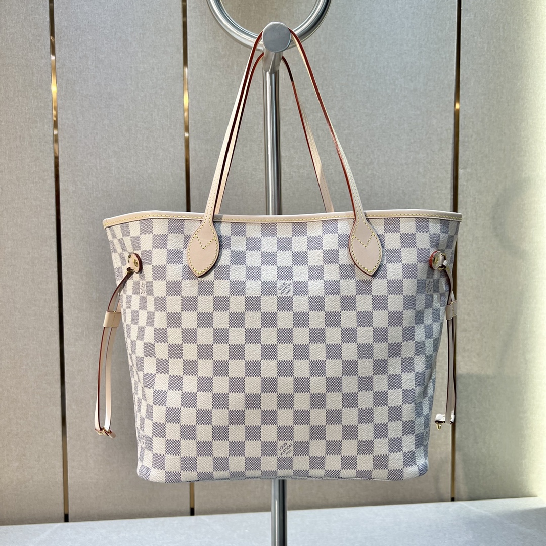 LV Neverfull Checkerboard N41605 - 31 x 28 x 14CM
