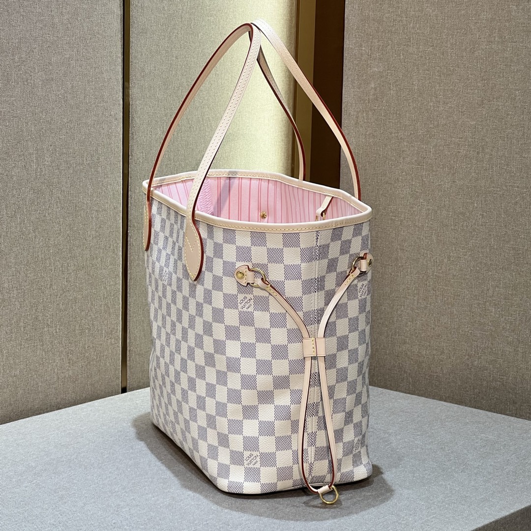 LV Neverfull Checkerboard N41605 - 31 x 28 x 14CM