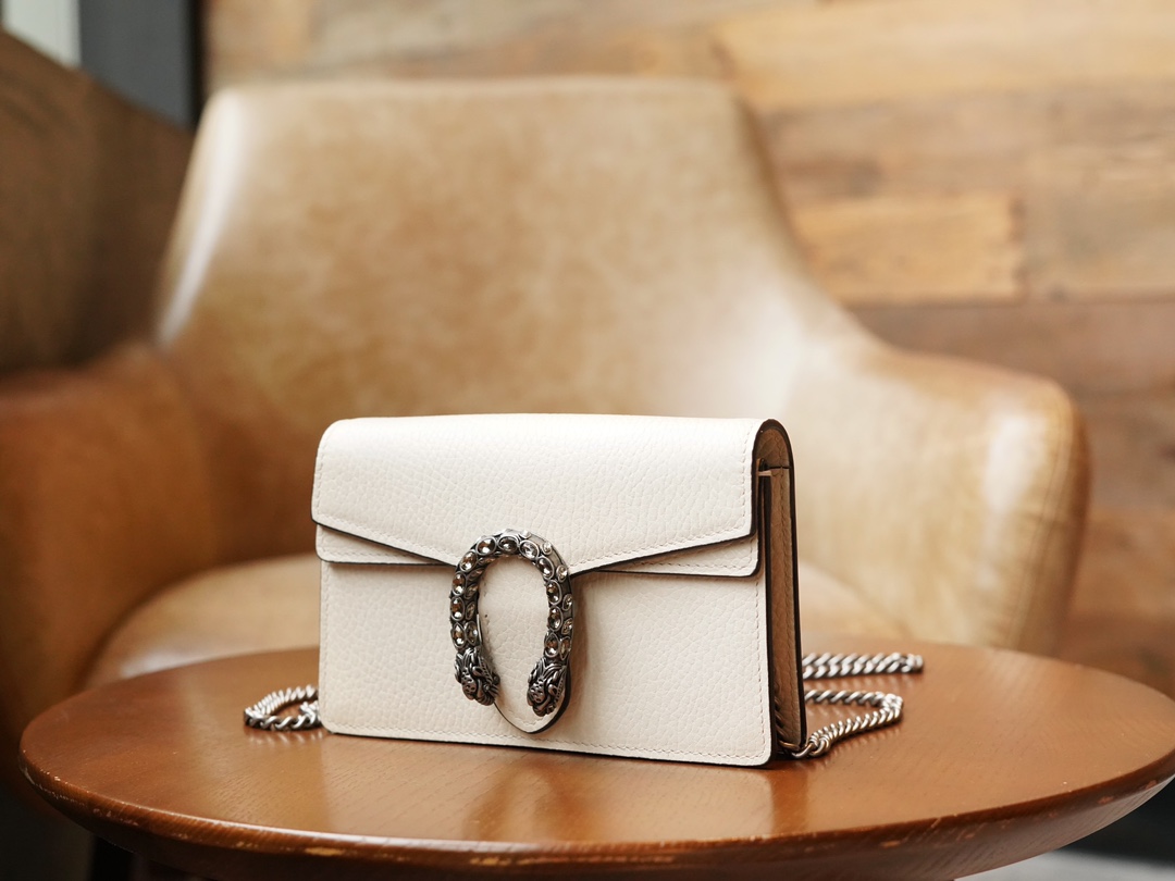 gvc*1 dionysus S*per mini leather bag white 476432 - 16.5x10x4cm