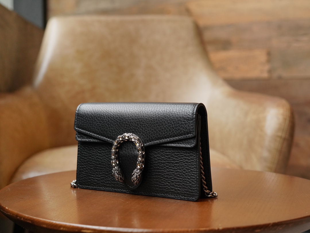 gvc*1 dionysus S*per mini leather bag black 476432 - 16.5x10x4cm