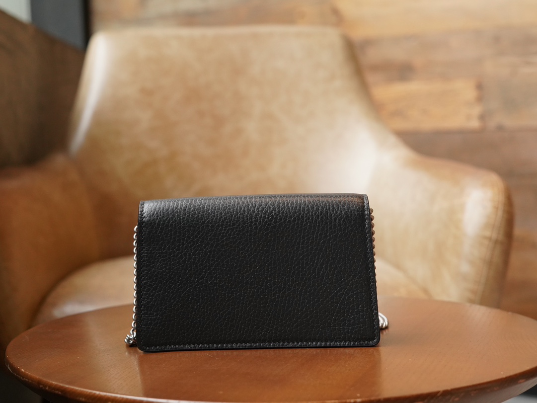 gvc*1 dionysus S*per mini leather bag black 476432 - 16.5x10x4cm