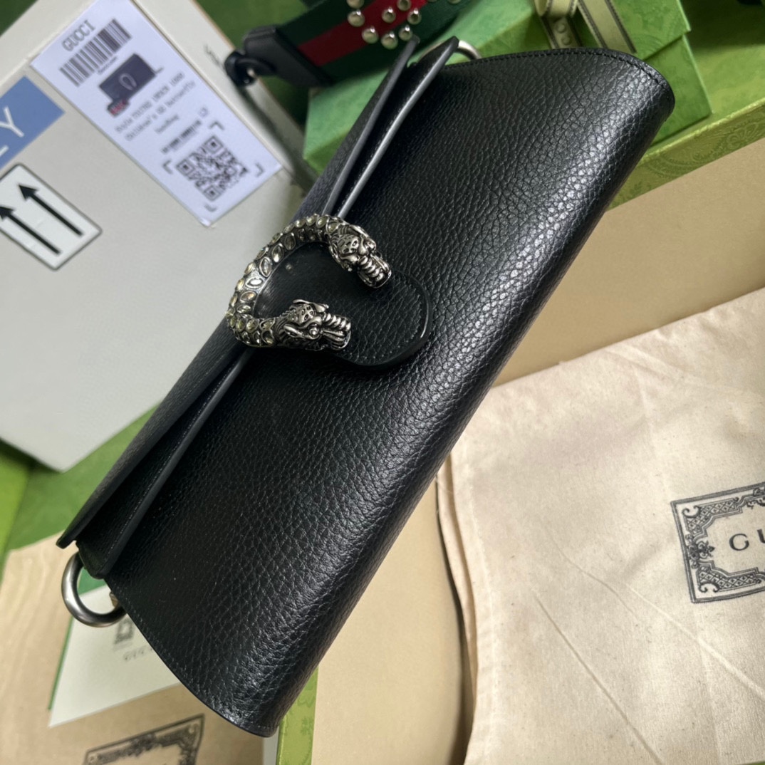 Gvc*1 dionysus small shoulder bag black 731782 - 25x14x4cm