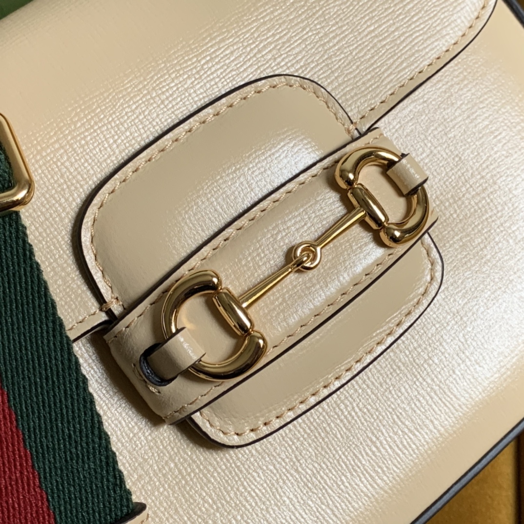 Gvc*1 horsebit 1955 mini bag nude 658574 - 20.5x14.5x5cm