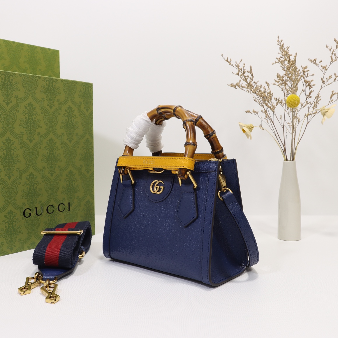 Gvc*1 diana mini tote bag royal blue 702732 - 20 x 16 x 10cm