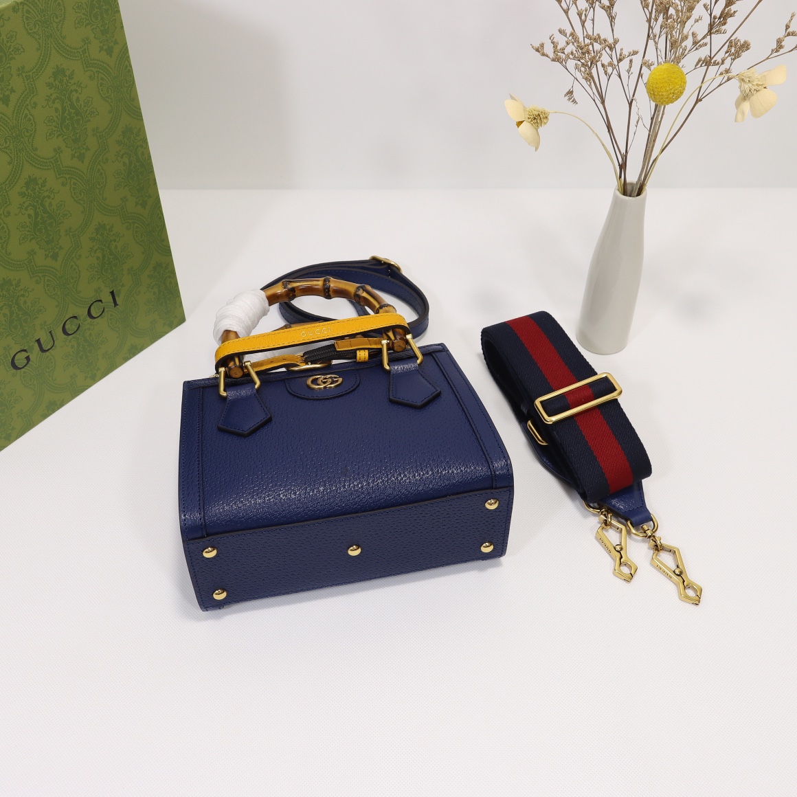Gvc*1 diana mini tote bag royal blue 702732 - 20 x 16 x 10cm